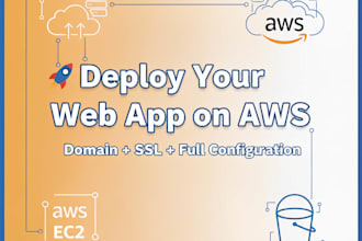 deploy and configure your web app on AWS ec2 or s3