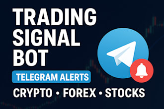 create custom notification and automation bots for telegram and tradingview