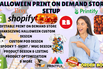 create custom graphic tshirt trendy halloween spooky horror tshirt design fr pod