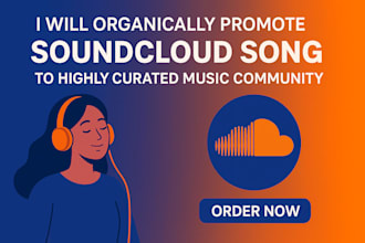 share your soundcloud track with real music lovers and curted communities