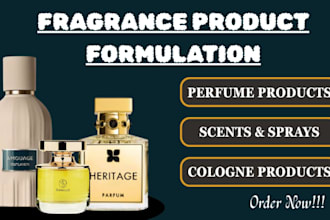 formulate perfume, fragrance oil blend, cologne, attar, and unique scent profile