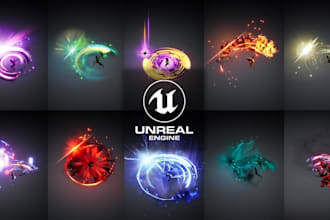 create unreal engine vfx in niagara particle system, real time vfx animation