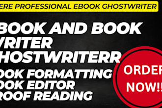 be your ebook writer, ebook ghostwriter, book writer, ghost book writer