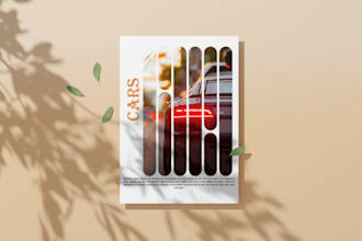 design a professional digital magazine brochure and ebook
