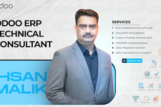 be your odoo erp technical consultant