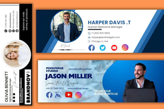 do html email signature outlook signature, gmail animated clickable email footer