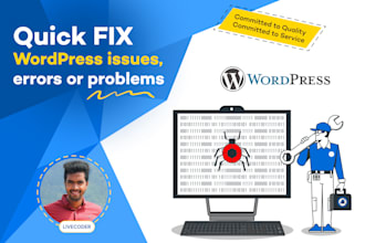 fix wordpress issues, errors or problems