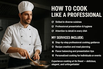 teach you how to cook