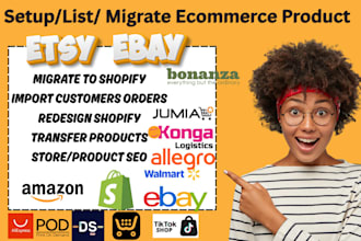 setup list optimize products on allegro shopify bol jumia kogan takealot bonanza