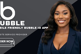 create a mobile friendly bubble io app or website with chatgpt integration