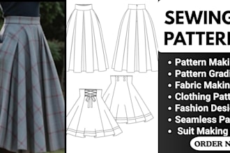 do digital sewing patterns garment maker for clothing fashion design