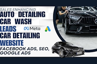 generate auto detailing car wash leads build auto detailing car wash website