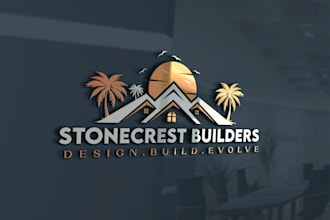 design unique professional 3d business logo