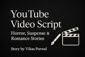 write a captivating youtube video script and story