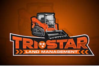 design modern excavation construction logo for your business
