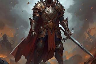 make a character for game