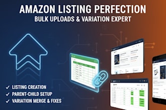 fix the amazon flat file listing error and variation merge