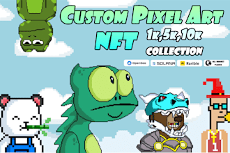 create quality pixel art nft collection