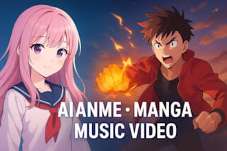 create stunning ai anime or cartoon art, manga, and music videos
