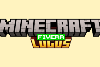 design a custom minecraft logo for you
