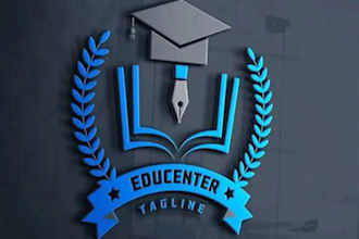 education school college university academy institute logo
