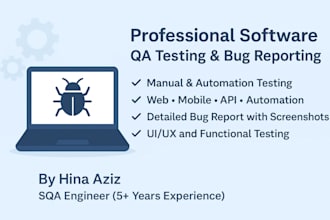 perform complete software QA testing