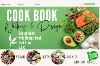 be cookbook recipe writer cookbook design recipes book editing and formatting