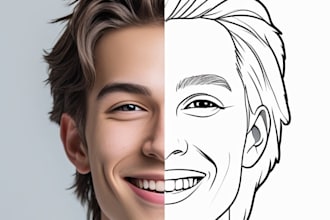 turn your photo into a professional coloring book page