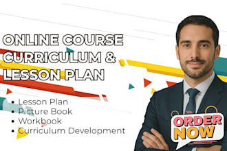 create online course, lesson plan, instructional design, course content creation