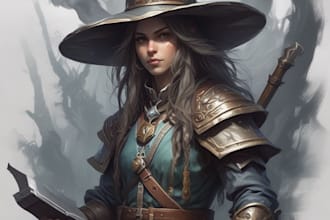 dnd character art and dnd character art