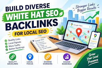 build diverse white hat backlinks for local SEO