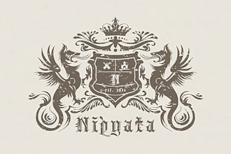 create heraldic family crest coat of arms logo