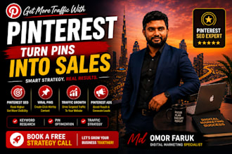 grow your pinterest fast with SEO and real traffic