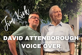 record a nature documentary style voice over