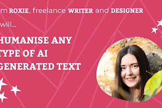 edit, rewrite and humanize ai generated content and text