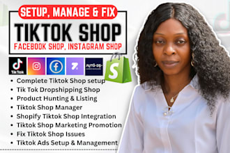 setup tiktok shop setup USA tik tok shop dropshipping manager fix tiktok shop