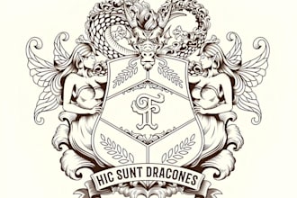 design luxury regal heraldic family crest coat of arms logo