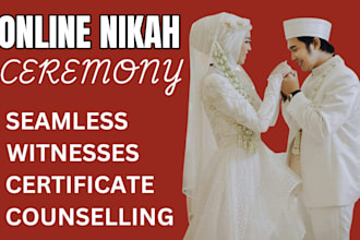 do professional online nikah islamic marriage with certificate and witnesses