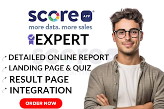 build quiz funnel, surveys, lead gen quiz on scoreapp