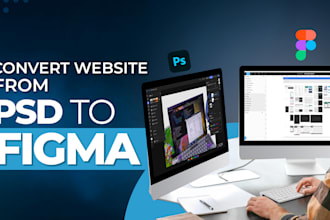 convert PSD to figma and figma to PSD