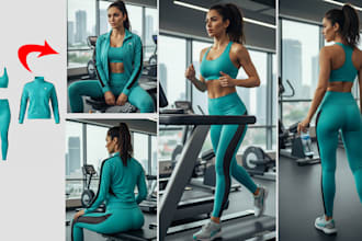 do realistic ai model photography for fashion clothing brand