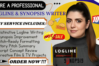 craft or refine a professional logline and synopsis for your screenplay