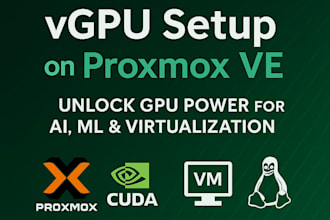 set up nvidia vgpu on proxmox for ai, ml, or virtualization