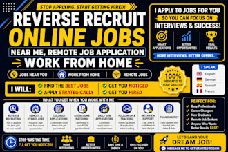 reverse recruit online jobs near me, remote job application work from home