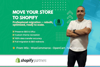 migrate your store to shopify from wordpress, wix, opencart, squarespace or any