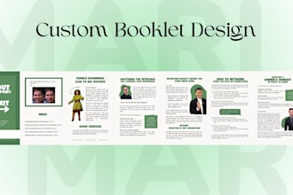 design your brochure, booklet or infographic