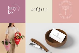 design a unique logo and brand identity