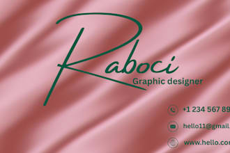 create a stylish business card, logo, flyer and book cover for your brand
