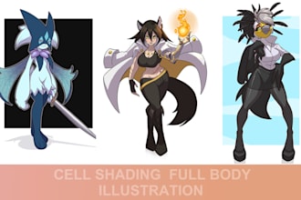 draw a full body illustration
