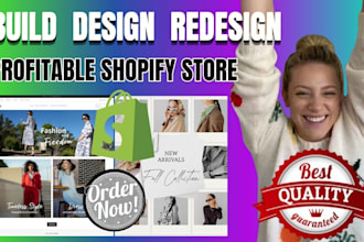 design shopify store build shopify dropshipping store redesign shopify store